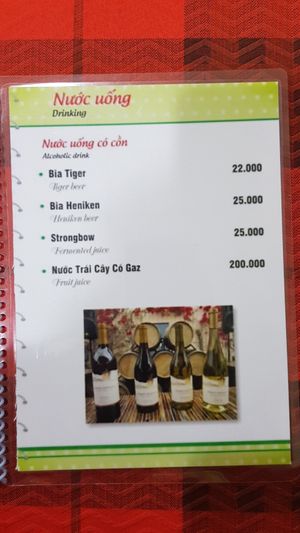 Menu 19/19 at Mam Xanh in Ho Chi Minh City