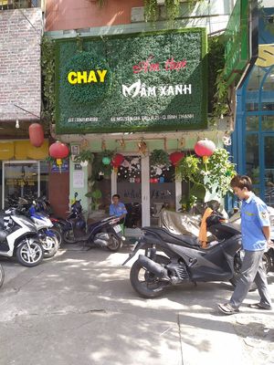 Front of the restaurant at Mam Xanh in Ho Chi Minh City