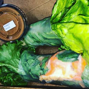 Summer Roll at Loving Hut in Charlotte