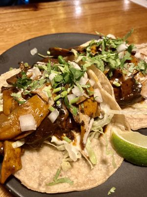 Adobo mushroom taco  at Calle Rey in Newtown