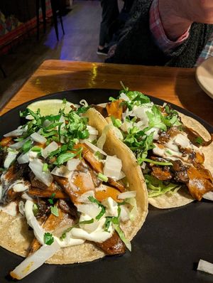 Mushroom taco at Calle Rey in Newtown