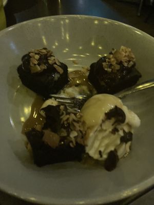 Brownie tastes more like cake  at Calle Rey in Newtown