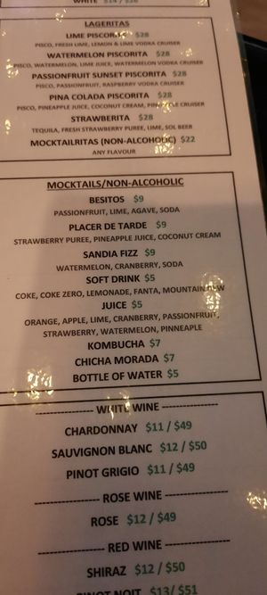 Cocktails at Calle Rey in Newtown