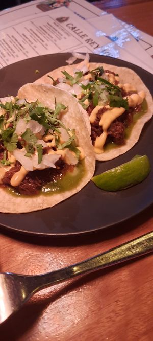 Fable taco at Calle Rey in Newtown