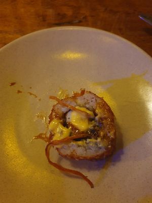 Crispy maki furai roll $18.00 at Calle Rey in Newtown