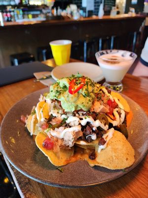 Chicken nachos at Calle Rey in Newtown