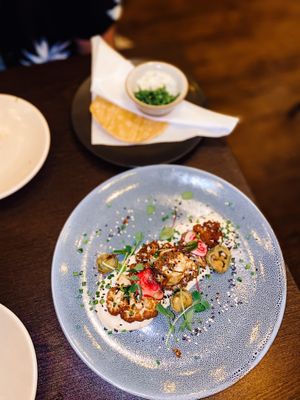 Tahini cauliflower at Calle Rey in Newtown