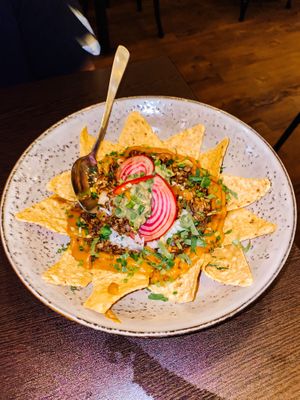 Quinoa Nachos at Calle Rey in Newtown
