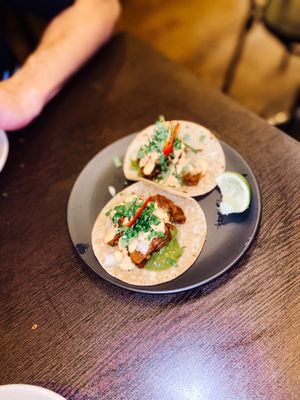 Jackfruit tacos at Calle Rey in Newtown