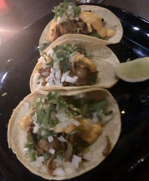 Jackfruit tacos  at Calle Rey in Newtown