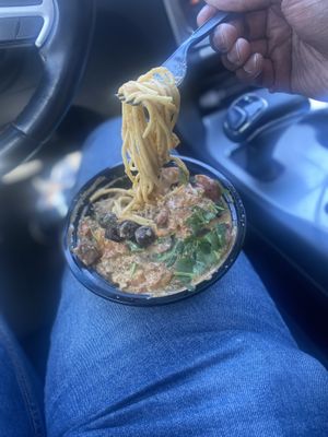 Delicious pasta  at Moe Vegan in Kent