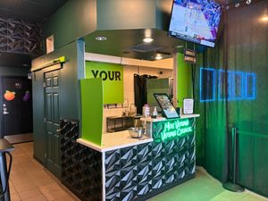 kiosk ordering at Moe Vegan in Kent