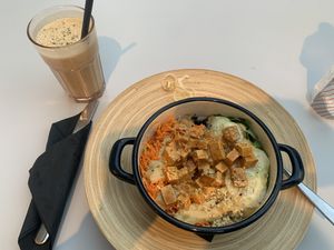 Protein bowl and protein smoothie   at VEG in Split