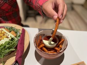 Sweet fries yum  at VEG in Split