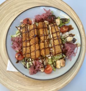 Ave Caesar salad - again, great tofu!  at VEG in Split