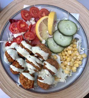 Falafel bowl - the falafel was well spiced (which is very important in my opinion)   at VEG in Split