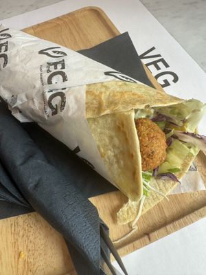 Falafel wrap  at VEG in Split