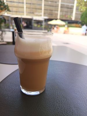 Hot Oat Latte at VEG in Split