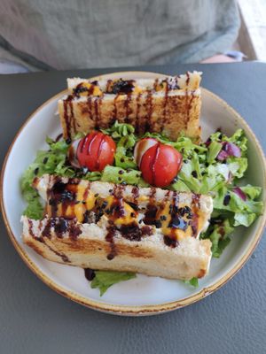 Brunch club toast at VEG in Split