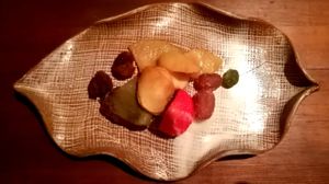 Le dessert du jour at Rakuraku in Kyoto