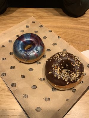 Vegan doughnuts! at Space Burger in Vienna