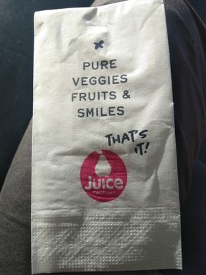 Napkin at VIE - Juice Factory - T3 in Vienna