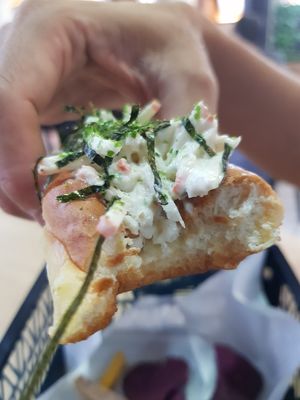 Crab roll at Veggie Dojo in Central Singapore