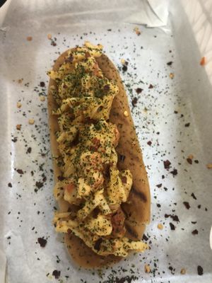 Singapore chili crab roll  at Veggie Dojo in Central Singapore