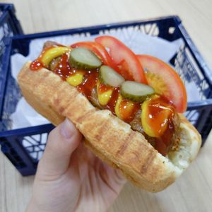 Beyond meat Americano at Veggie Dojo in Central Singapore