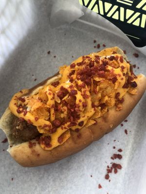 Nachos beyond sausage at Veggie Dojo in Central Singapore
