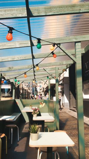 The terras  at Le Botaniste - Bailli in Brussels