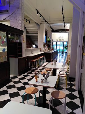 Inside at Le Botaniste - Bailli in Brussels