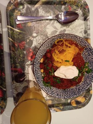 Chili sans carne at Le Botaniste - Bailli in Brussels