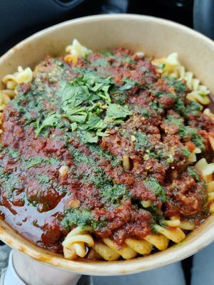 Pâtes bolo at Le Botaniste - Bailli in Brussels