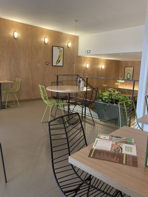 Chill vibes on the loft level  at Ici la terre in Bordeaux