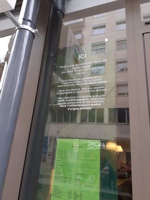 Infos restaurant at Ici la terre in Bordeaux