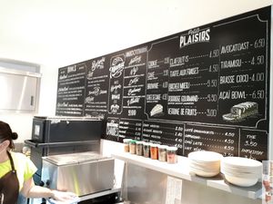 Menu at Ici la terre in Bordeaux