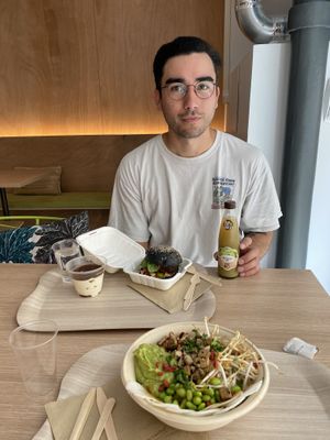 Delicious meal at Ici la terre in Bordeaux