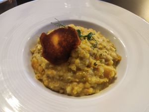 Lentil and butternut curry 🤤 at Le Castelet in Blois