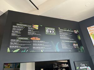 Menu - August 2024  at Green Box Kitchen in Wilmington