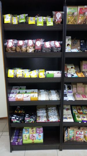 Vegan sweets at Vegetus in Dnipro