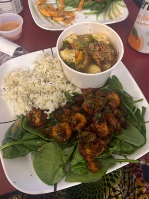 Vegan Calamari and Gumbo  at KraVegan in Jacksonville