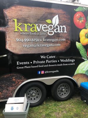 Vegan food Truck  at KraVegan in Jacksonville