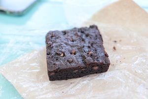 vegan brownie at Blanchards Restaurant and Beach Shack in West End Village