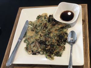 Veg Pancake  at Persimmon Tree in Victoria