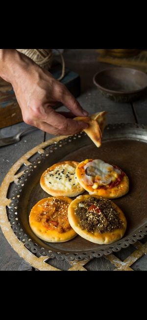 Thyme and Spinash at Sahtein Oven in Cairo