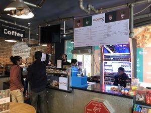 Shop counter  at Sahtein Oven in Cairo