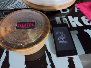 Interesante la mezcla de boloñesa y ese queso de Almendras at Elektra Punk & Food in Bogota