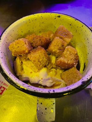 delicious dessert - can't find it on the menu  at Elektra Punk & Food in Bogota