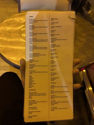 Menu #Veganuary at Elektra Punk & Food in Bogota